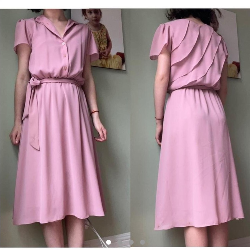 Vintage 70s Algo sheer dress